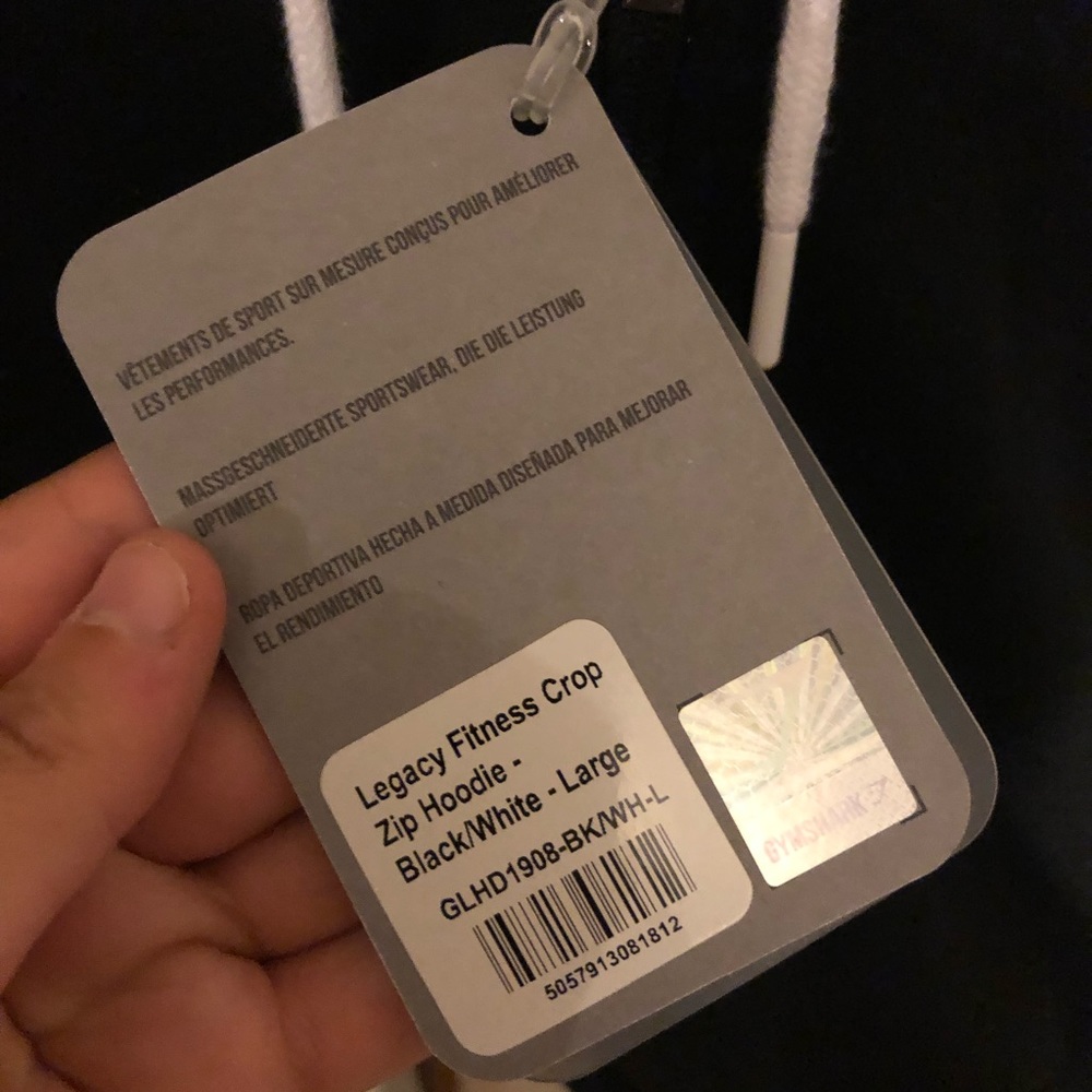 Gymshark legacy cropped hoodie